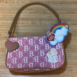 Care Bears 2004 Cheer Bear “CB” Print  Small Purse by FAB *New Old Stock W/Tags*